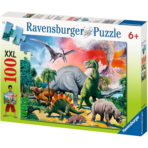 Ravensburger 100 Piece Among the Dinosaurs Jigsaw Puzzle