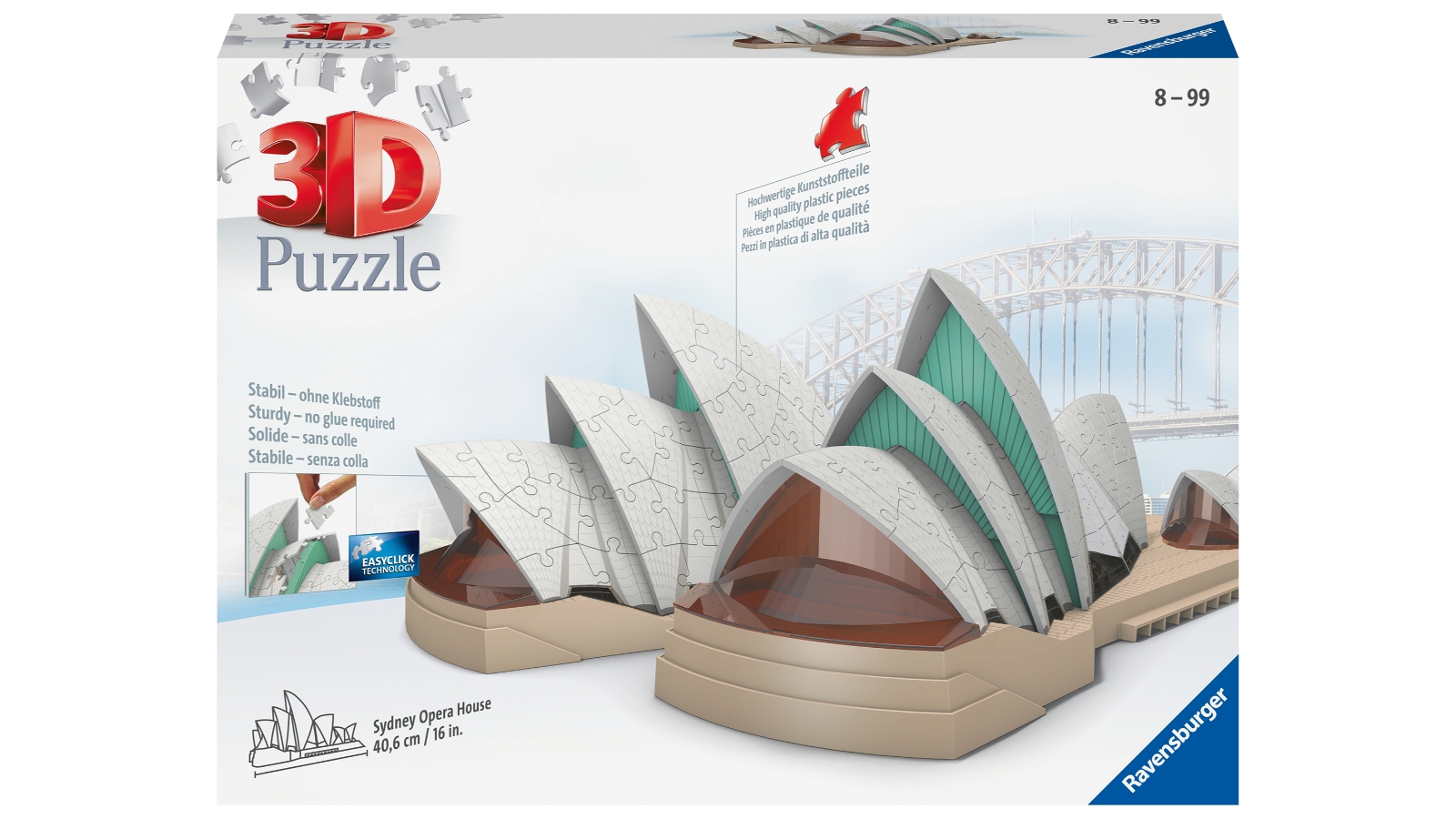 Ravensburger Sydney Opera House 3D Puzzle 237 Piece Puzzle