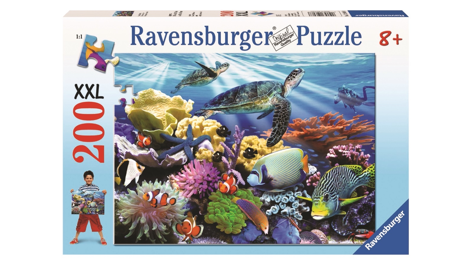 Ravensburger 200 Piece Ocean Turtles Jigsaw Puzzle