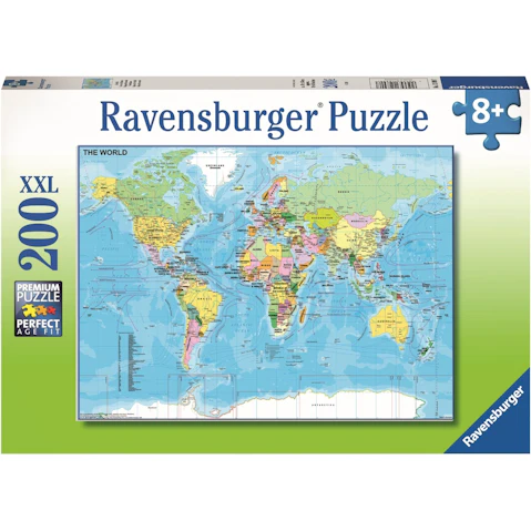 Ravensburger Map of the World 200-pieces Puzzle