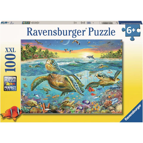 Ravensburger Swim with Sea Turtle 100-pieces Puzzle