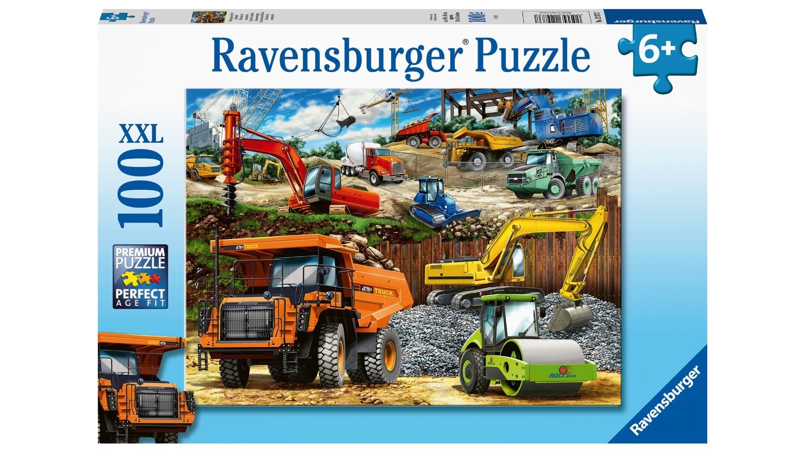 Ravensburger Construction Vehicles 100-pieces Puzzle
