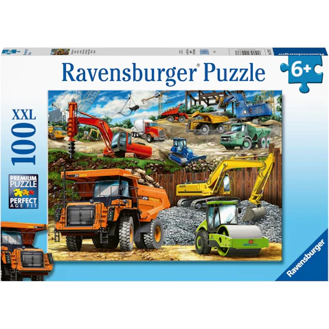 Ravensburger Construction Vehicles 100-pieces Puzzle