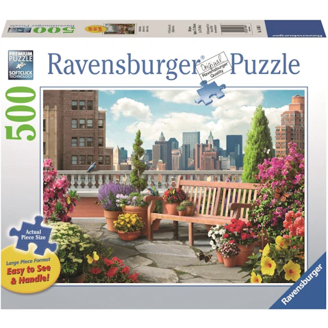 Ravensburger Rooftop Garden 500-pieces Puzzle