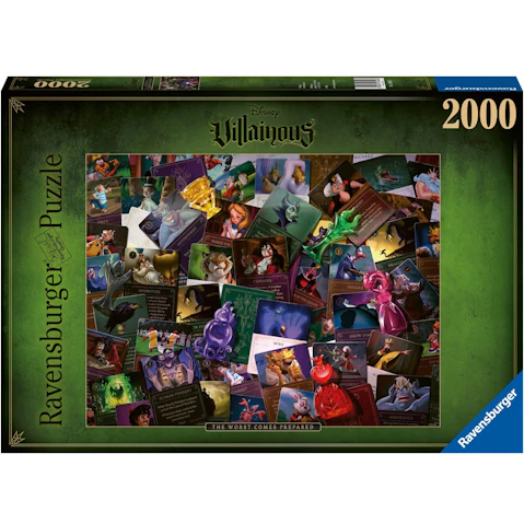Ravensburger 1000 Piece Villainous Worst Comes Prepared Puzzle