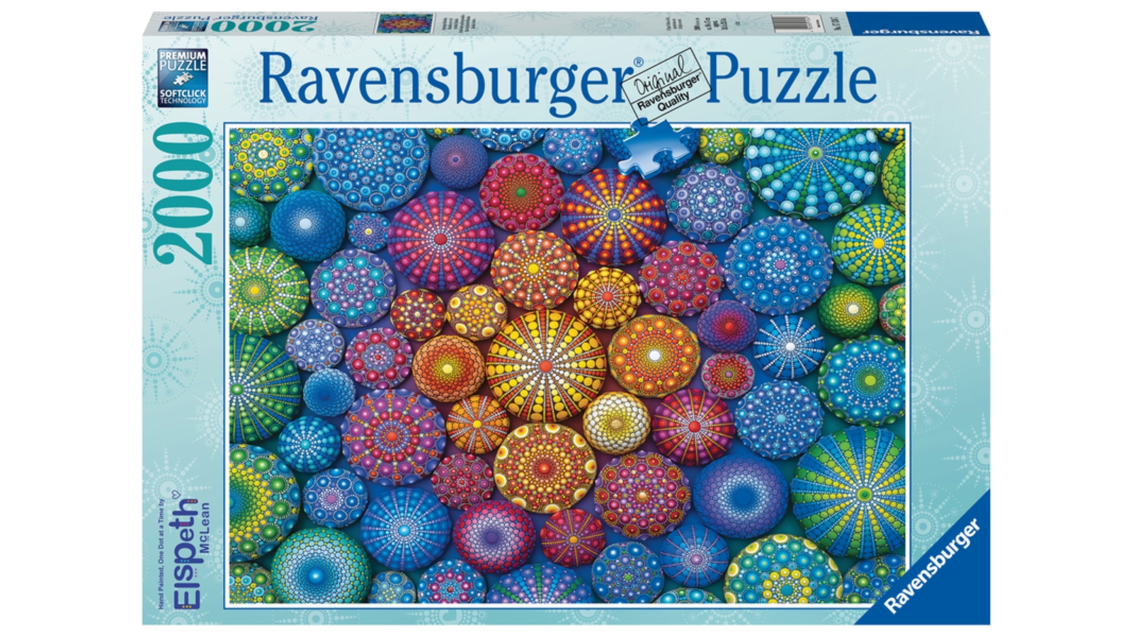 Ravensburger Radiating Rainbow Mandalas Puzzle - 2000 Piece