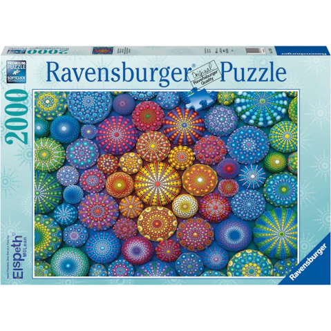Ravensburger Radiating Rainbow Mandalas Puzzle - 2000 Piece