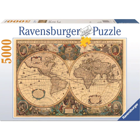 Ravensburger 5000 Piece Historical World Map Jigsaw Puzzle