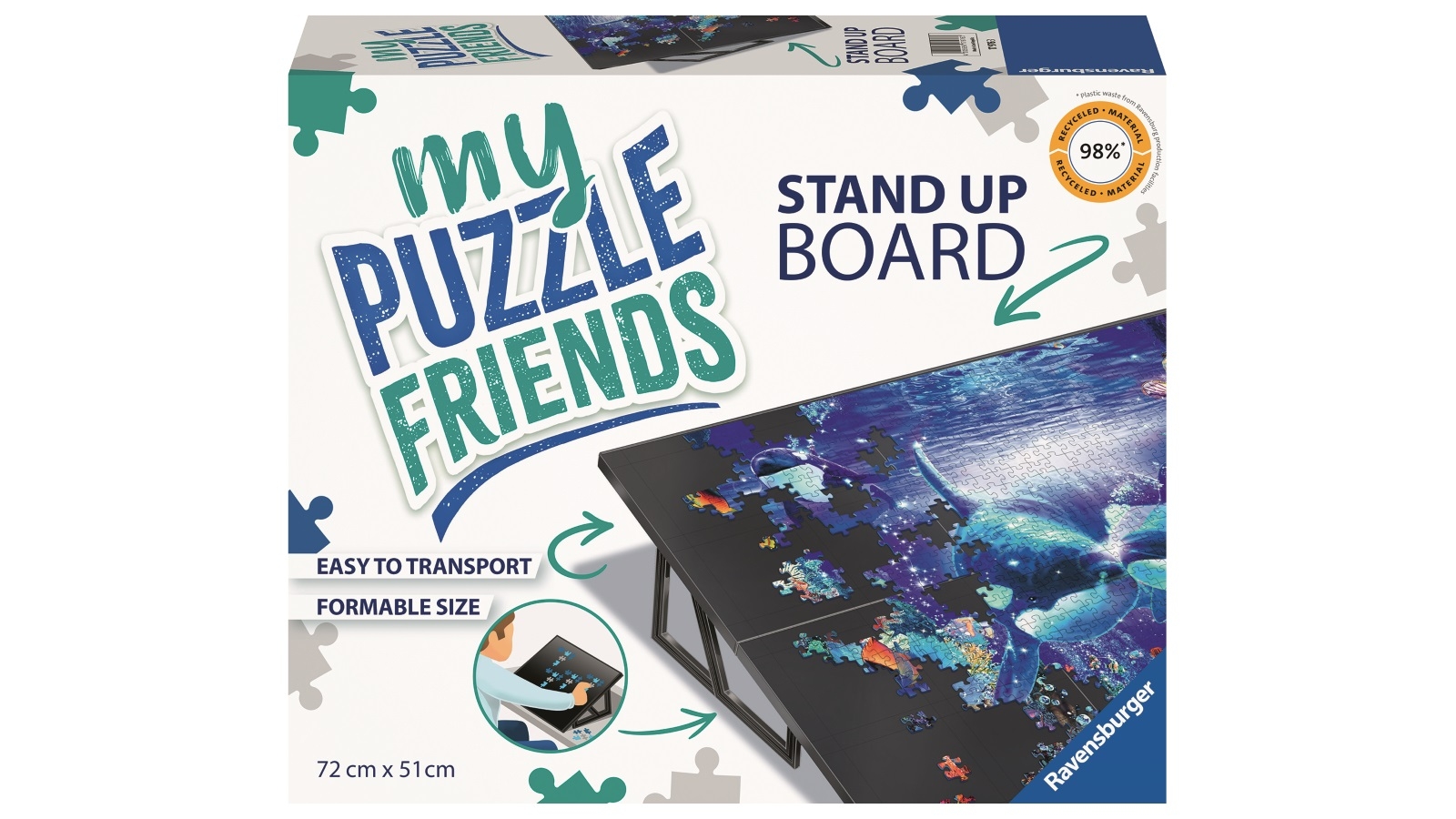 Ravensburger Rivers Roads & Rails Puzzle Board