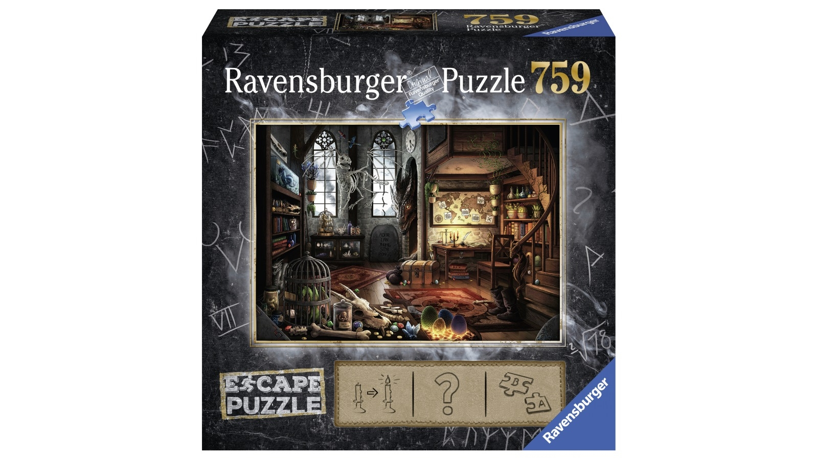 Ravensburger 759 Piece Escape 5 Dragon Laboratory Puzzle Harvey Norman