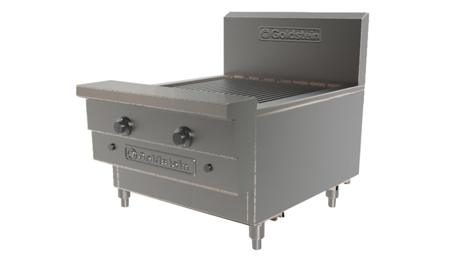 Goldstein RBA24L Gas Grill with Splashback - 50.8 x 54.6
