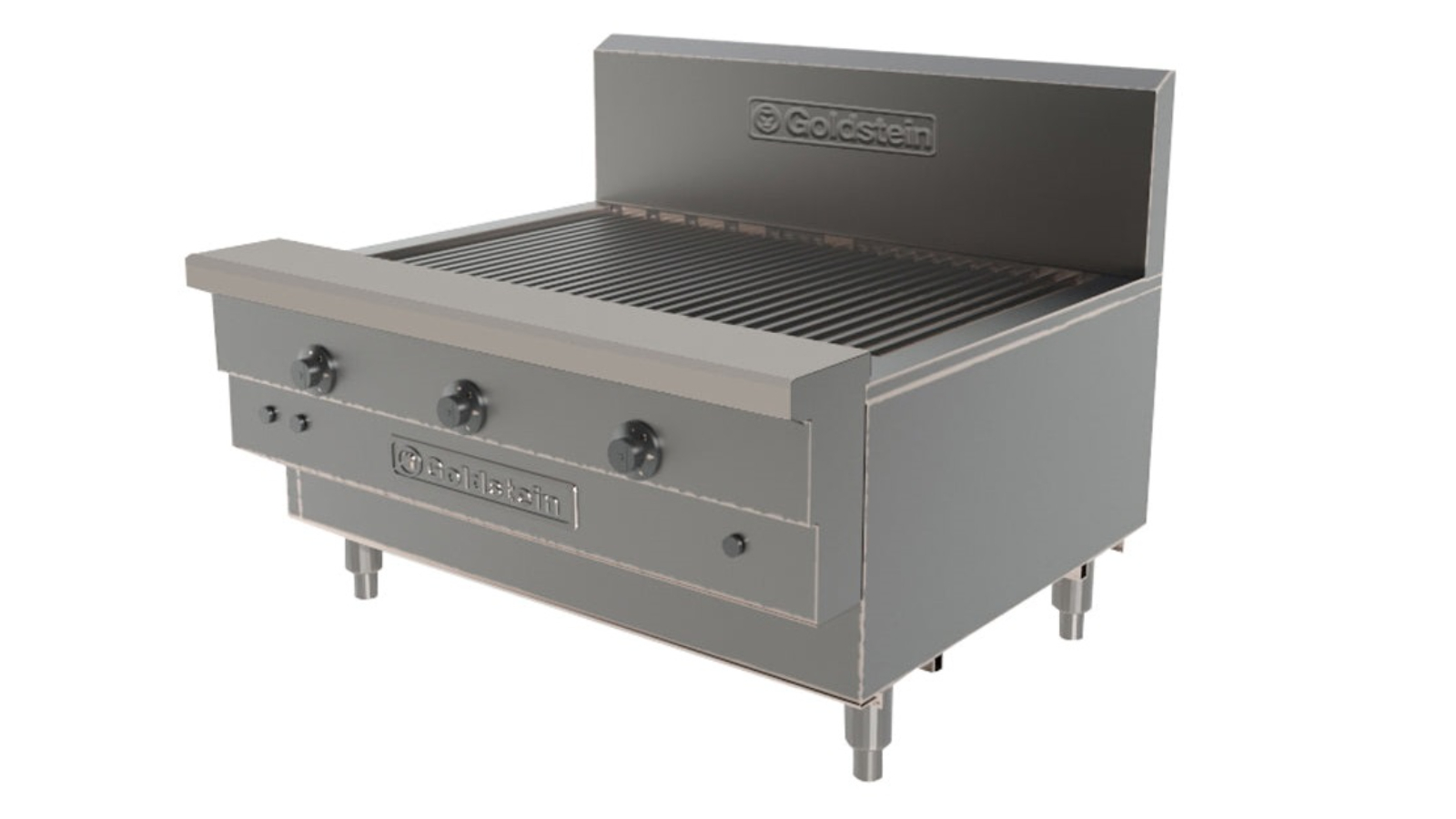 Goldstein RBA36L Gas Grill with Splashback - 81.3 x 54.6cm