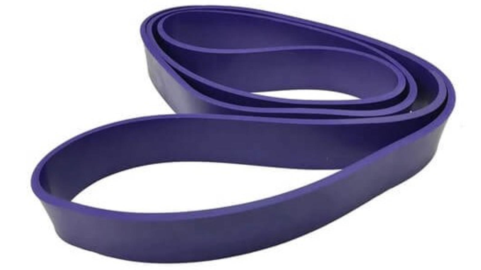 Sweat Central Medium Power Resistance Exercise Rubber Band - Purple