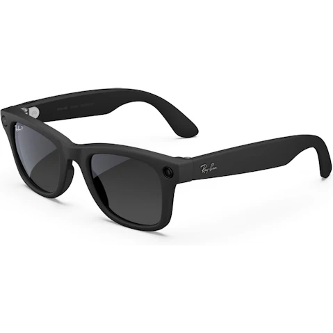 Ray-Ban Meta Wayfarer (Gen 2) Large Polarized Gradient Graphite Lense - Matte Black