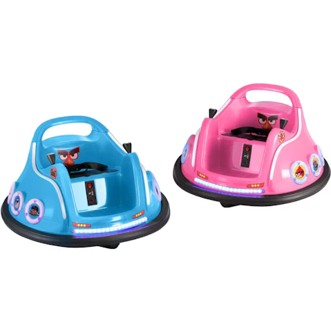 Rigo Kids Ride-on Bumper Electric Toy Car with Remote Control - Blue/Pink
