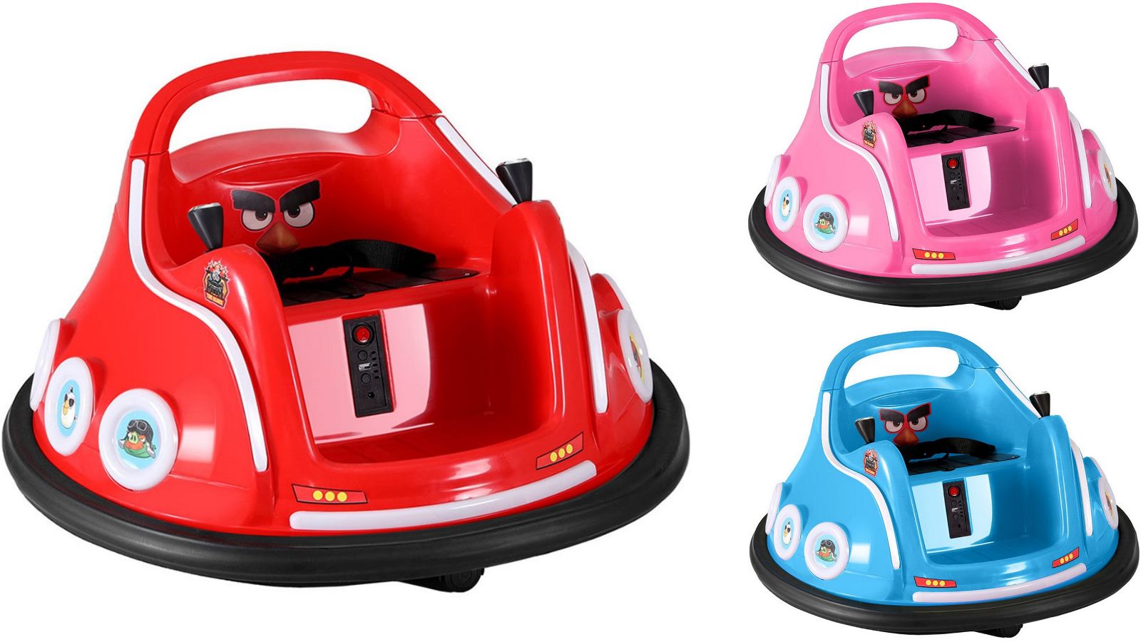 Rigo Kids Ride On Car with Angry Birds Stickers