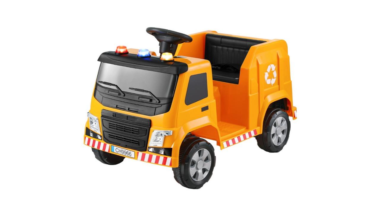 Rigo 12V Electric Kids Ride-on Toy Car - Yellow
