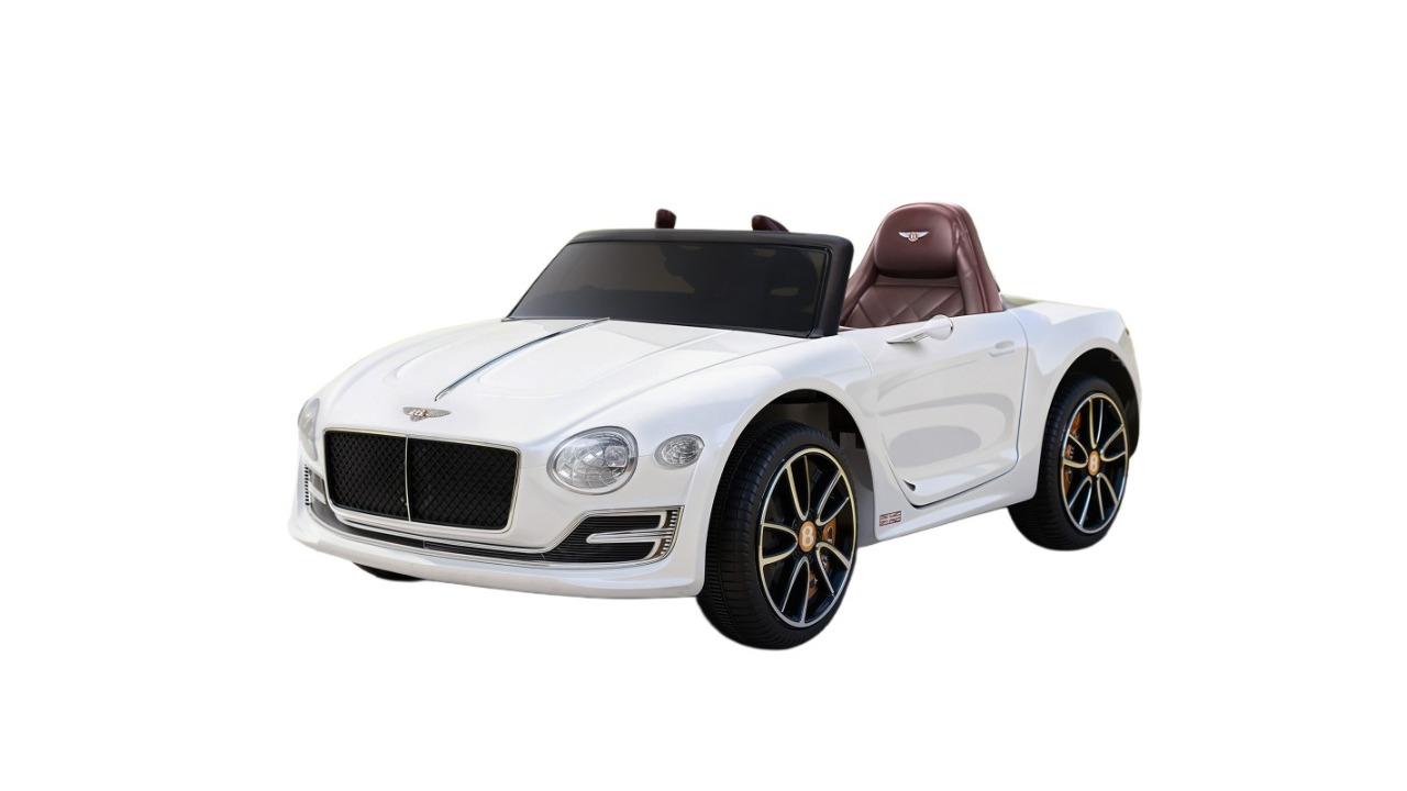 Rigo Kids Electric 12V Bentley Licensed EXP12 Remote Ride-On Car - White