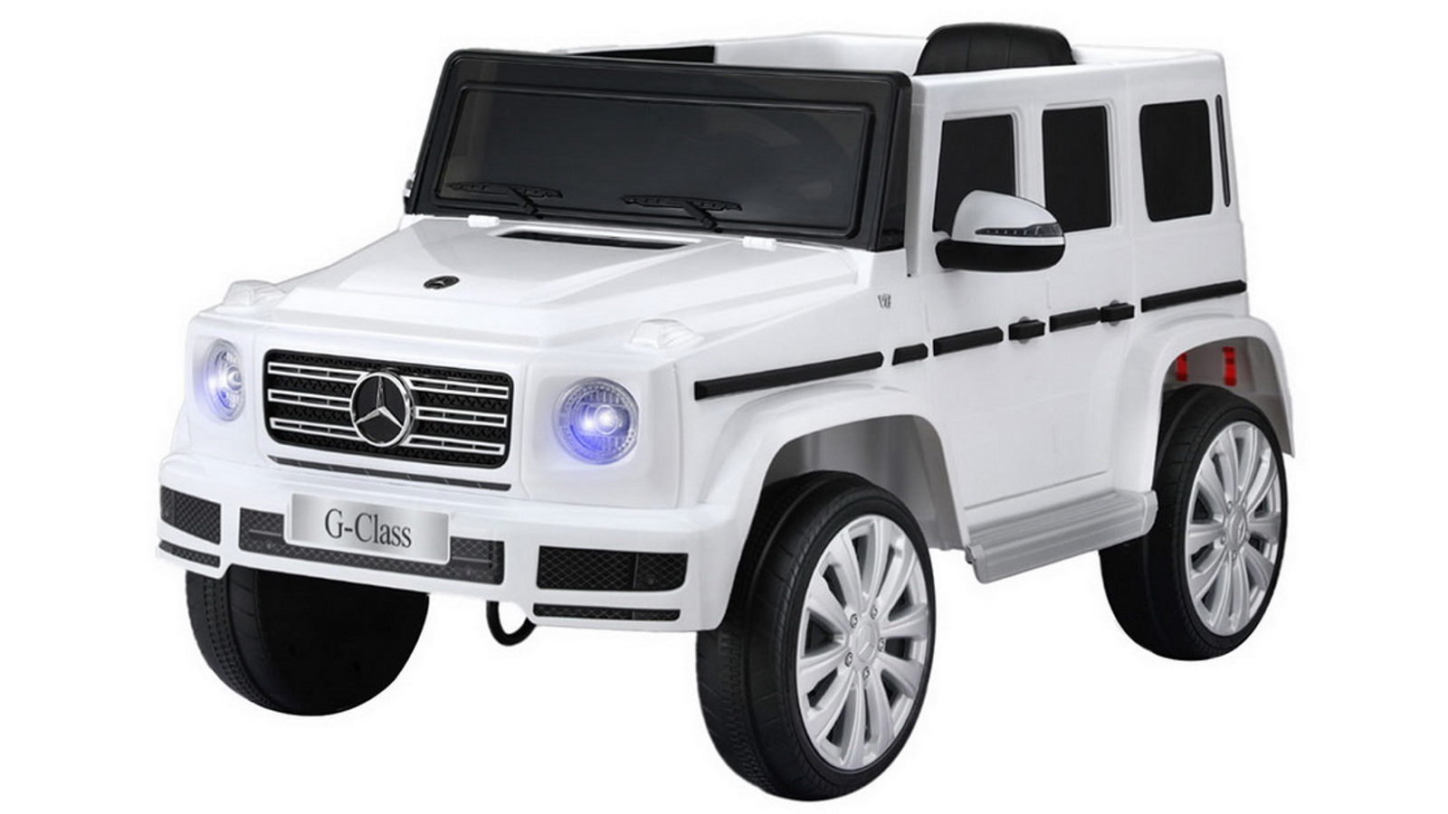 Mercedes-Benz Licensed G500 Electric 12V White Kids Ride On Car 