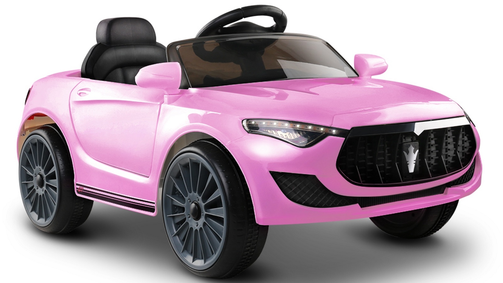 Pink maserati power wheels sales