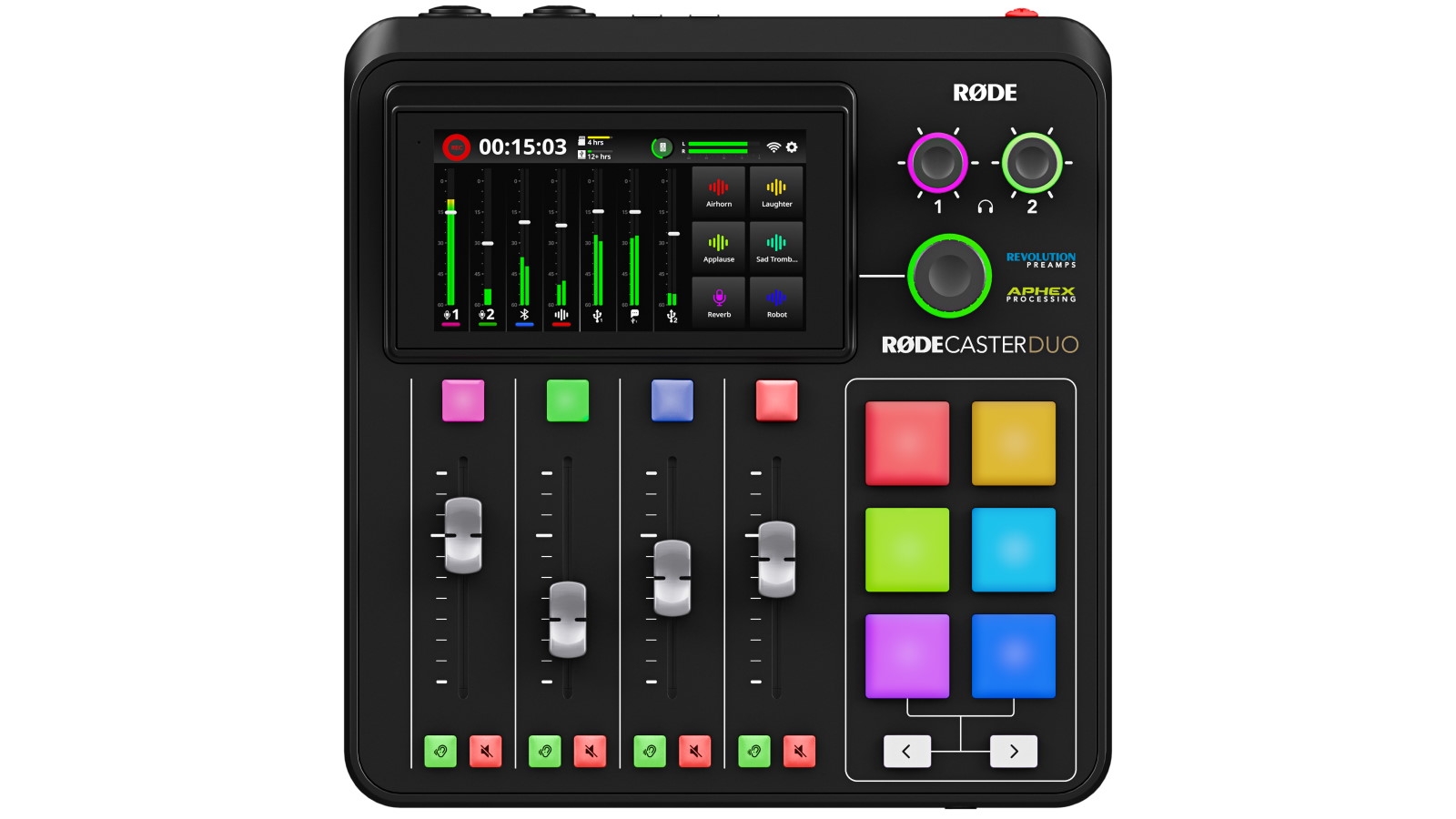 Rode RODECaster DUO Integrated Audio Production Studio | Harvey Norman