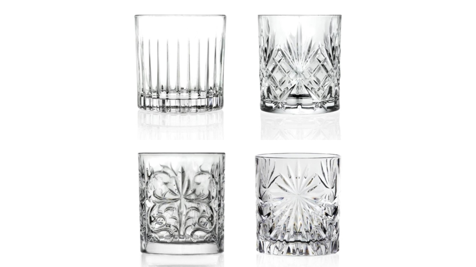 RCR Mixology Crystal Tumblers - Set of 4