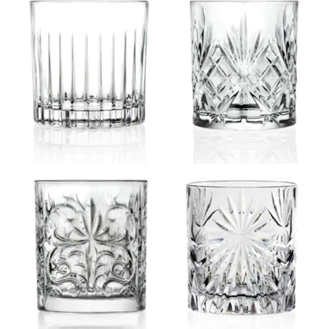 RCR Mixology Crystal Tumblers - Set of 4