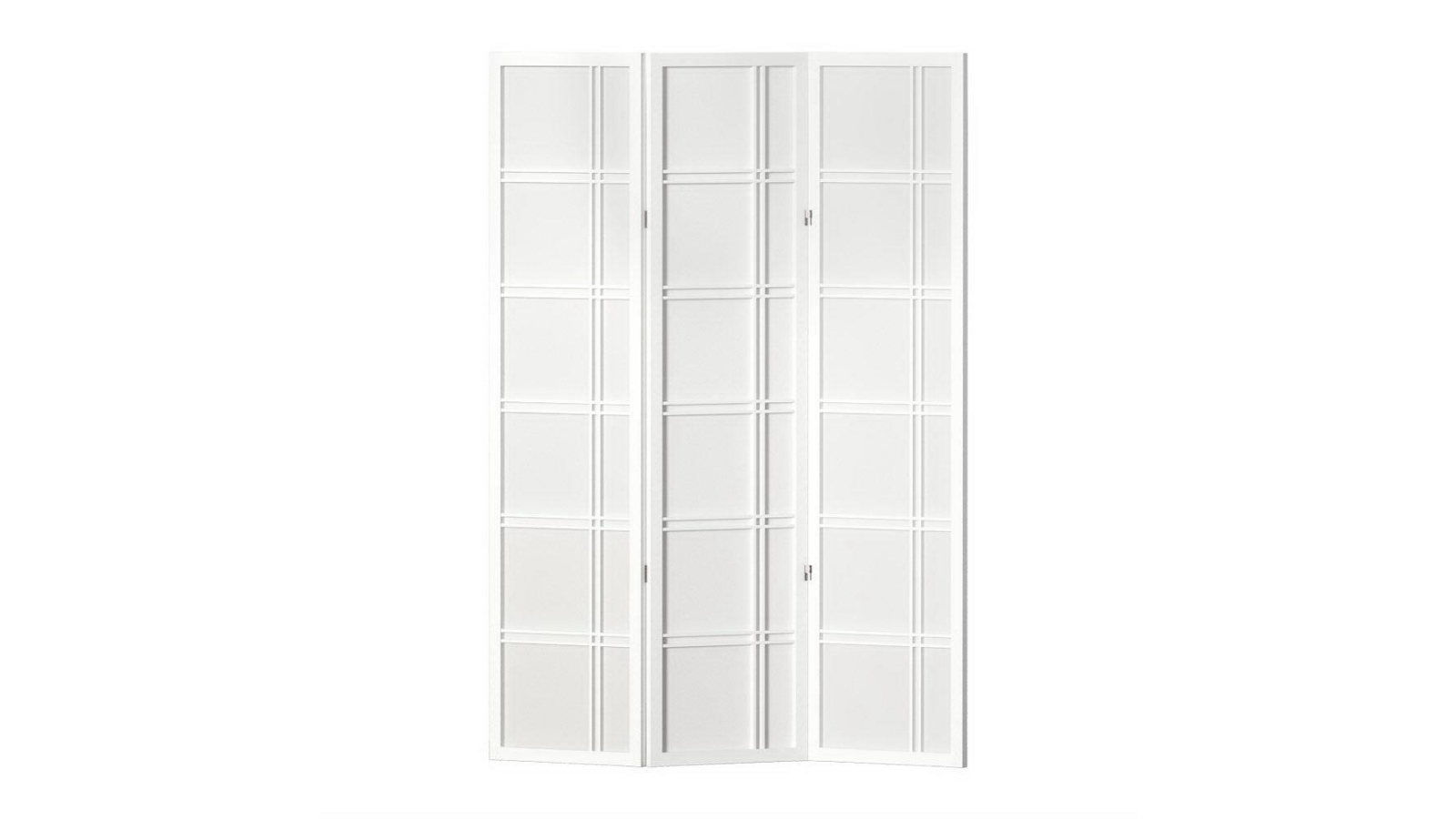 Artiss 3 Panel Square Style Room Divider Screen - White