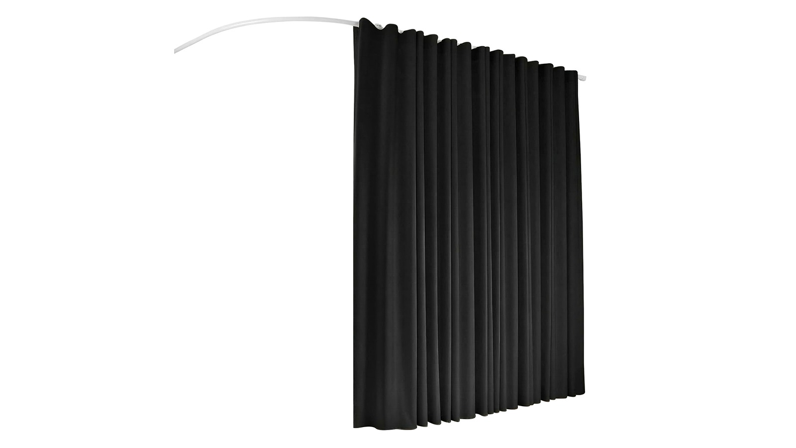 Artiss Flexible Curtain Ceiling Mounted Track Room Divider Set - Black