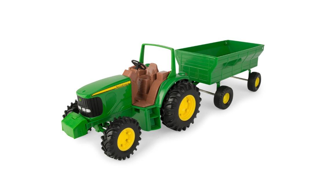 John Deere Tomy Tractor and Wagon