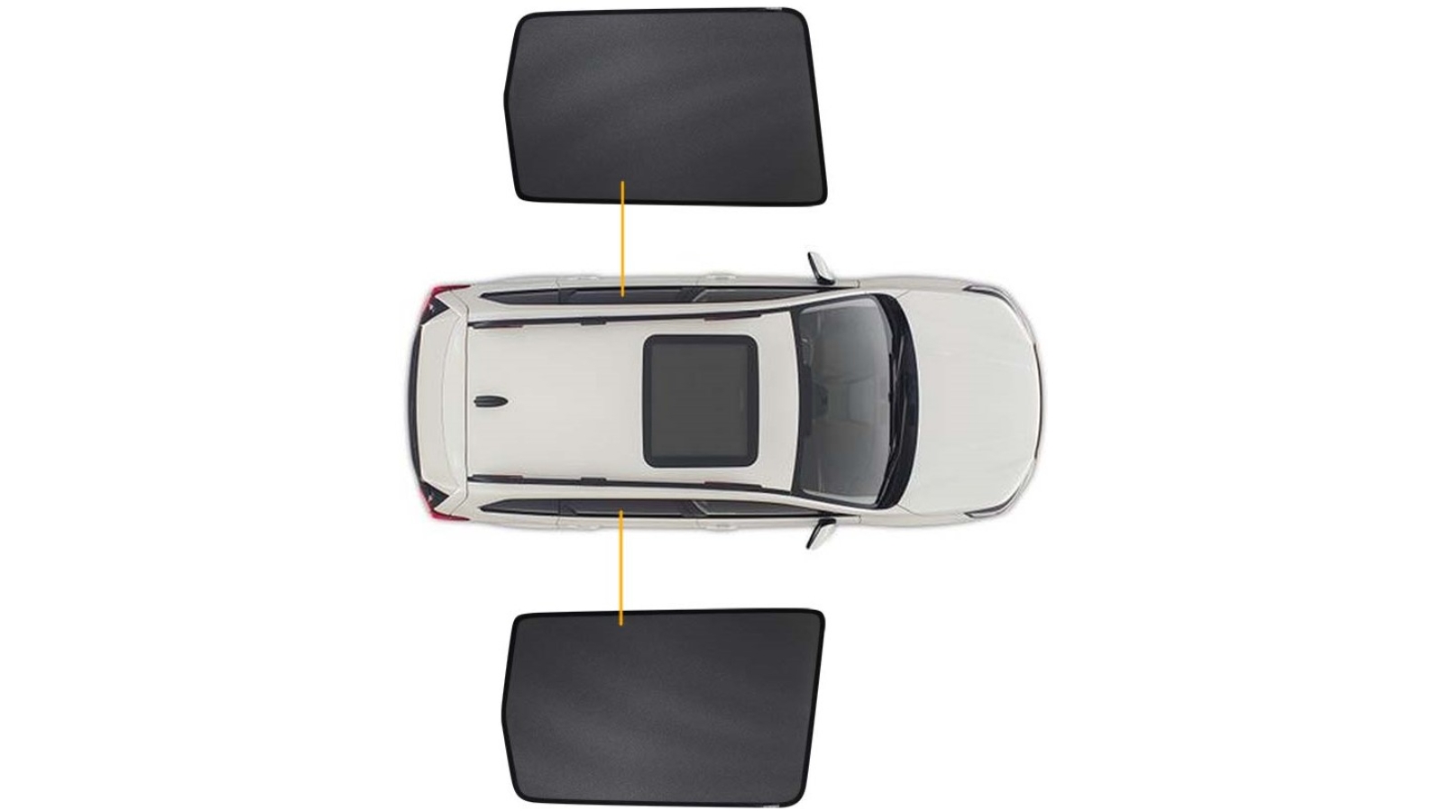 X-CAR Magnetic Rear Car Window Sun Shade Mesh for Subaru Forester