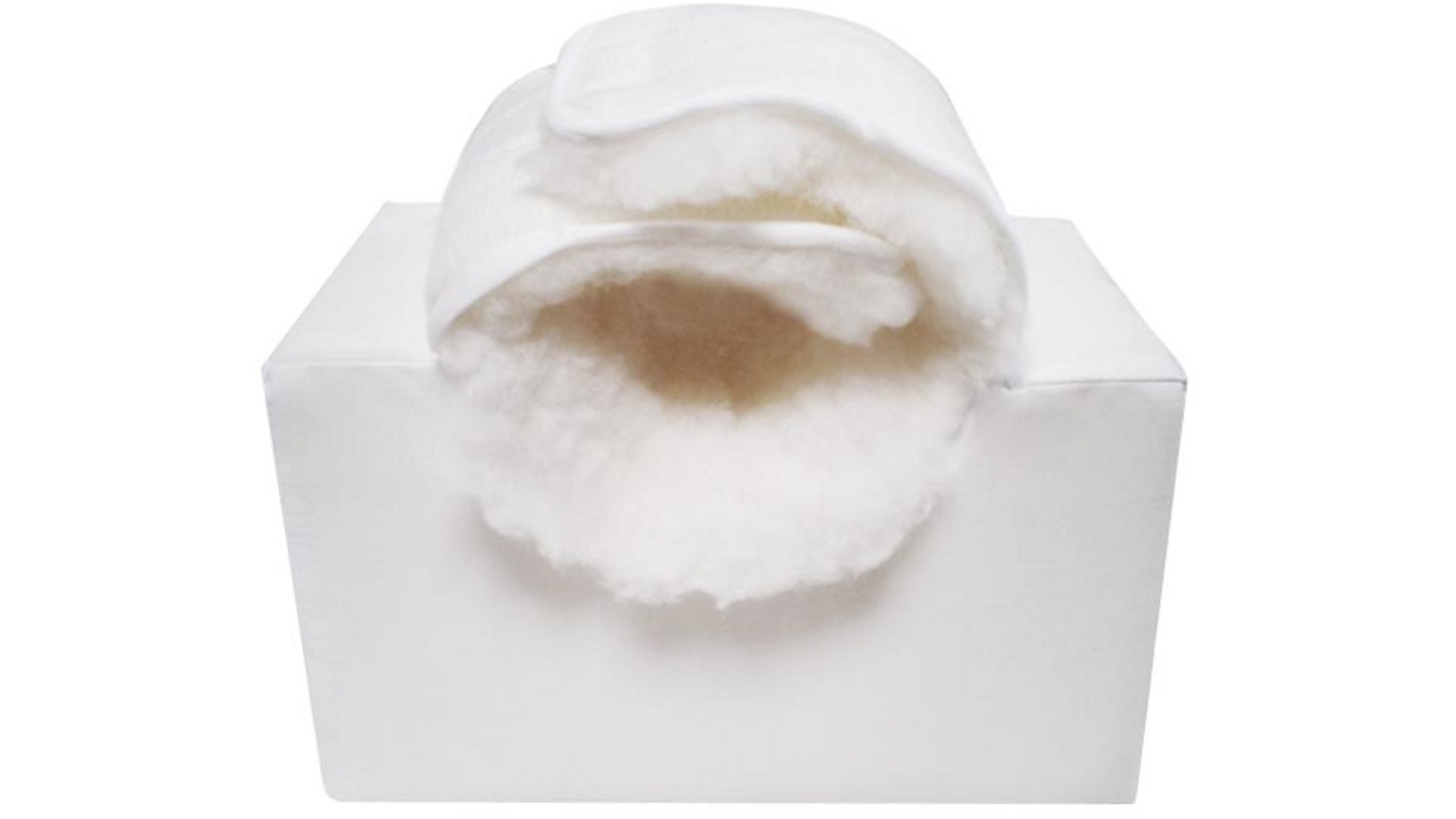Ubio Wipeable Heel Elevation Cushion with Flat Base