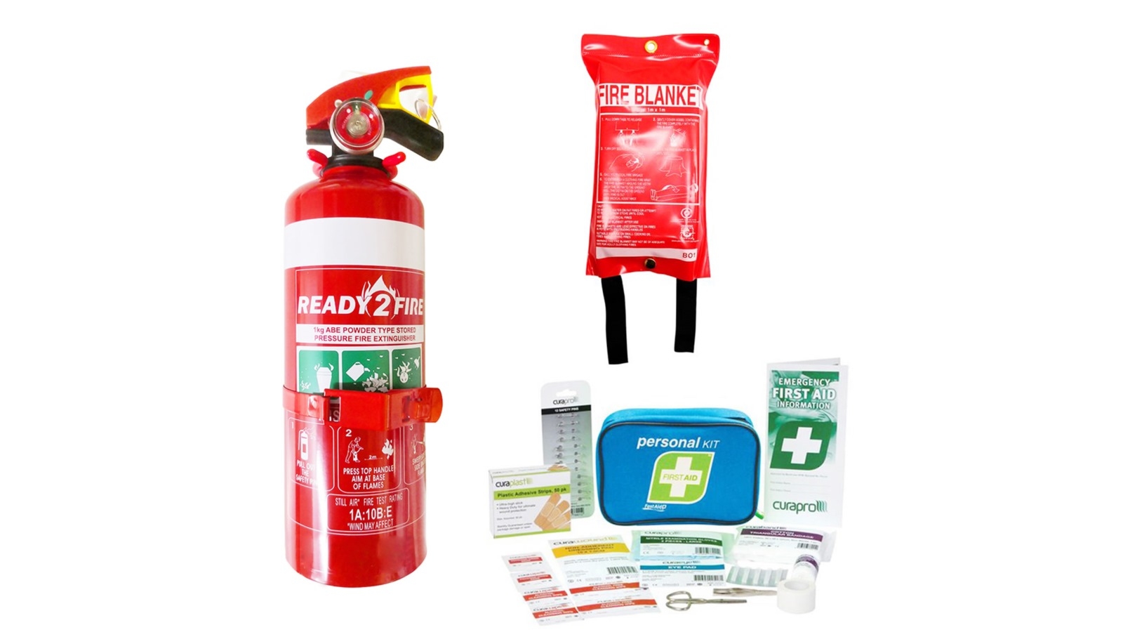 Ready2Fire Fire Extinguisher Blanket First Aid Kit