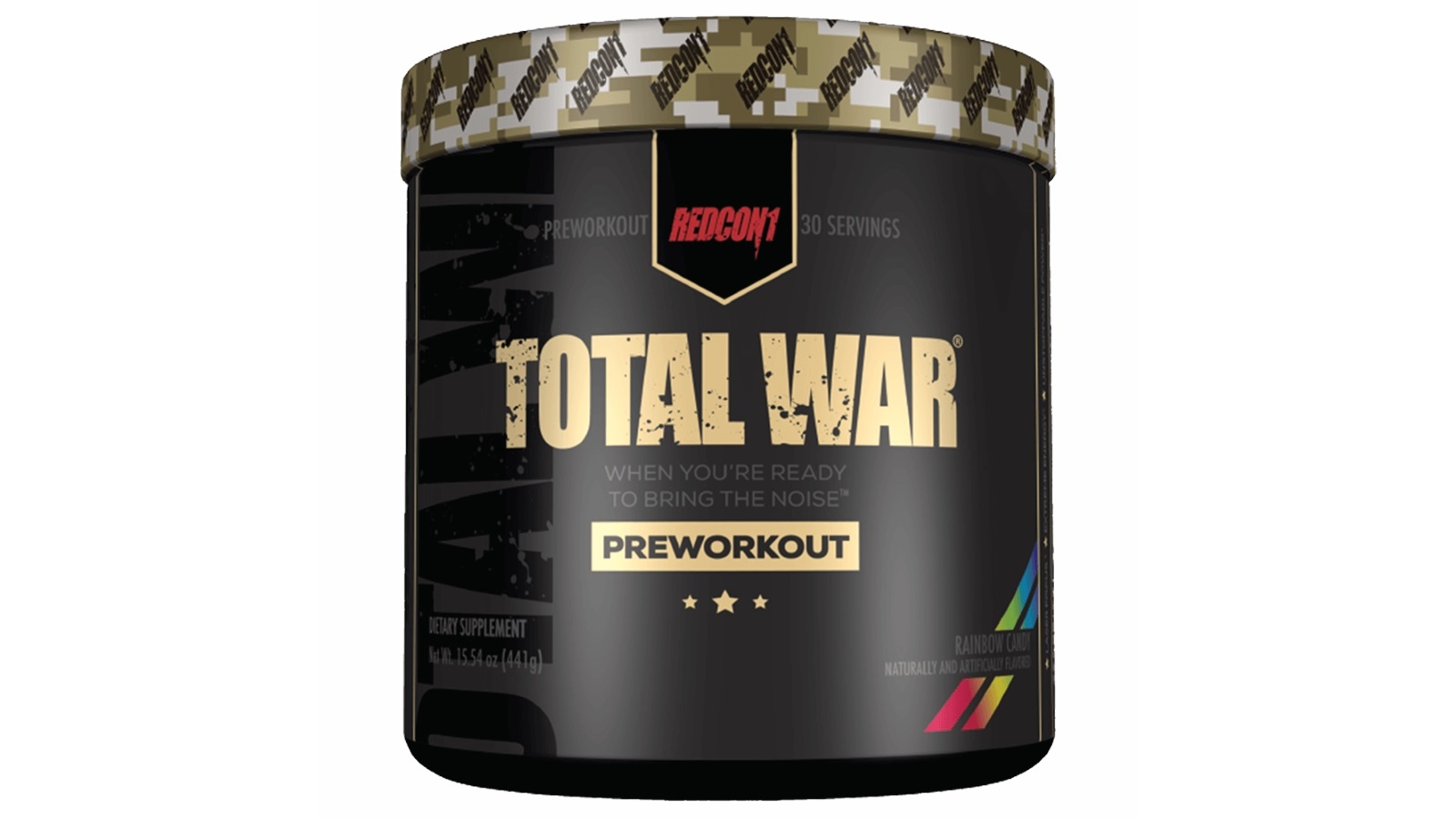 Redcon1 Total War Pre-Workout 441g - Rainbow Candy