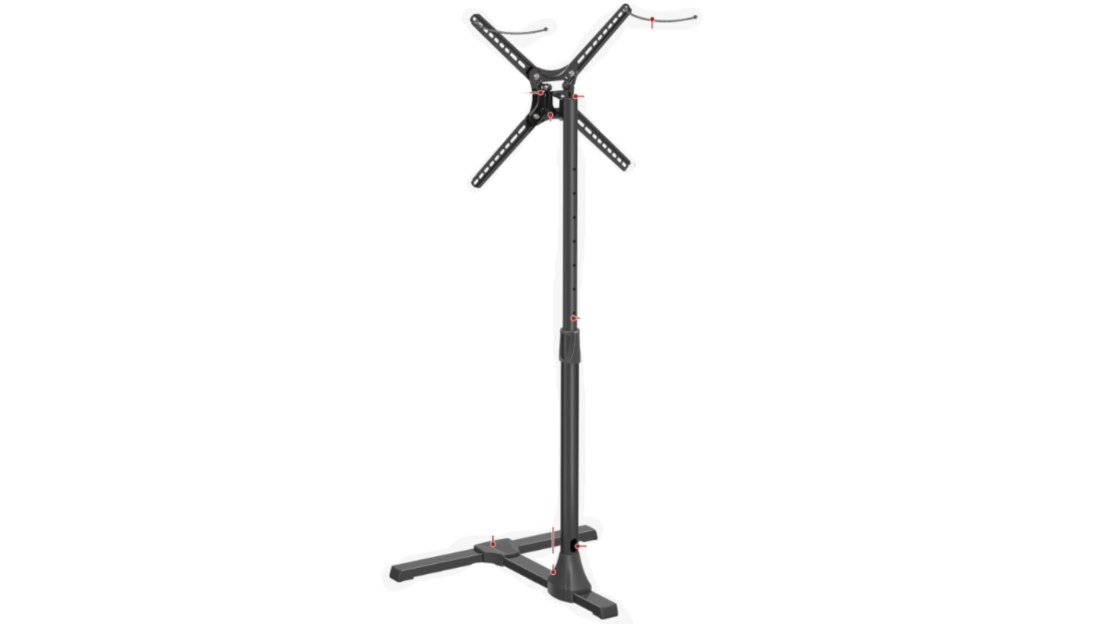 Barkan Tilt TV Floor Stand - 13-65inch