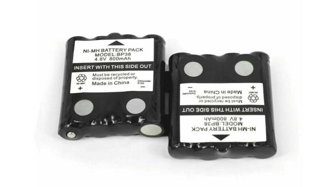 BatteryMate BMBtUnidenBP40 Replacement Battery for Uniden 2-Way Radio BP-38 BP-40 GMR FRS BT-537
