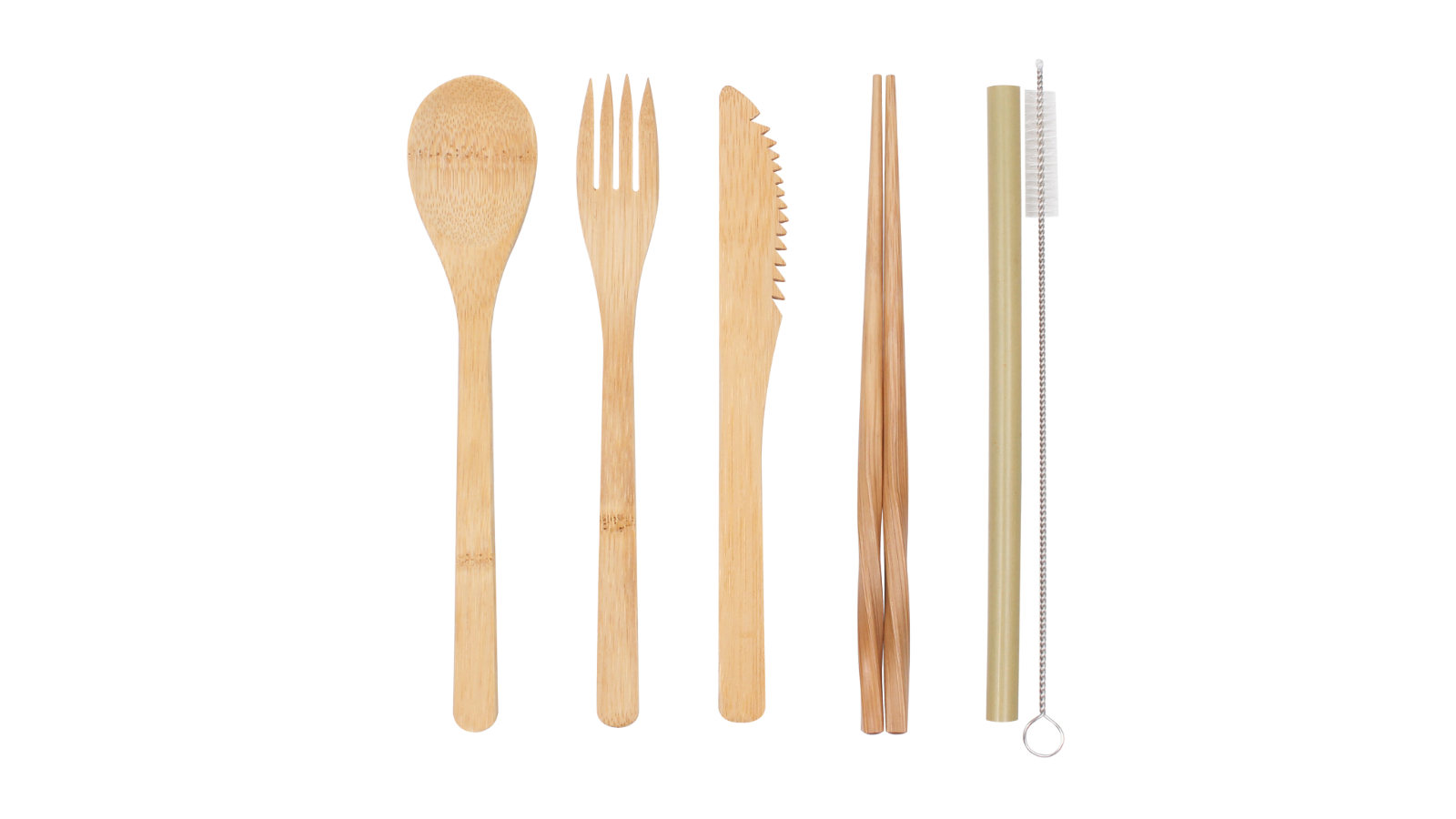 Eco Basics Reusable Bamboo Cutlery Set