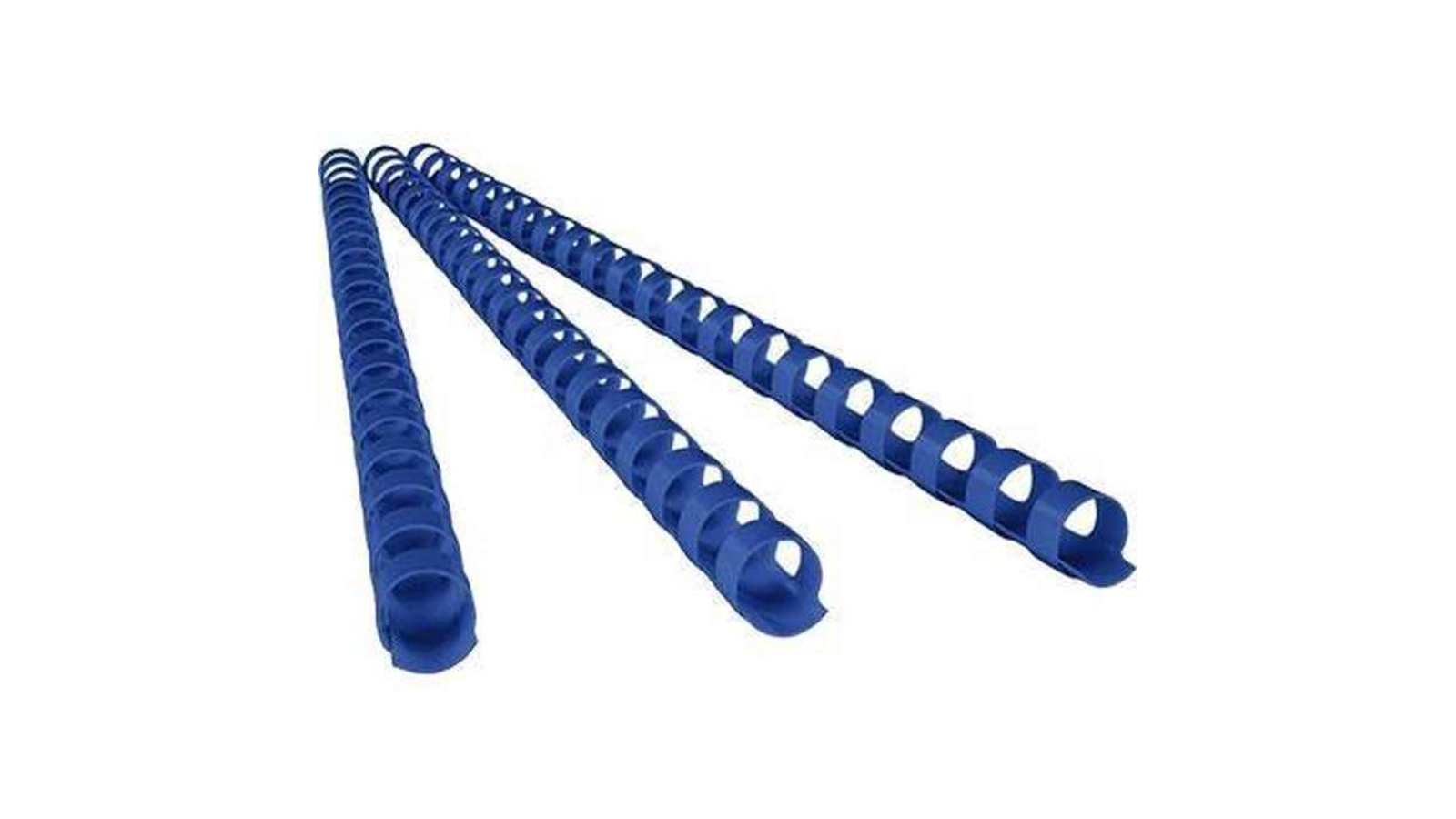 Rexel Pack of 100 1.25cm A4 Round 21 Loop Plastic Binding Comb - Blue