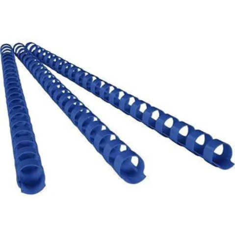 Rexel Pack of 100 0.8cm A4 Round 21 Loop Plastic Binding Comb - Blue
