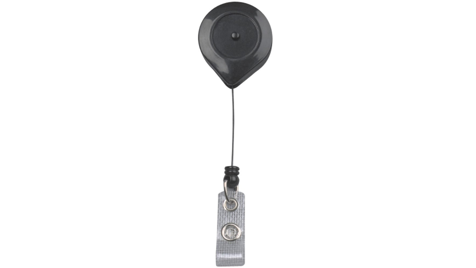 Rexel Retractable ID Cardholder with Lockable Strap - Black