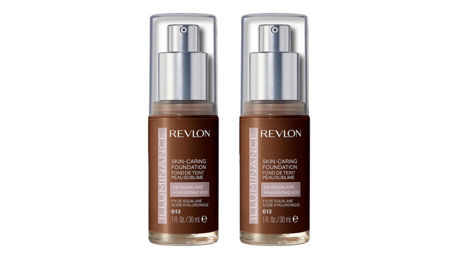 Revlon Illuminance Pack of 2 30ml Skin-Caring Foundation - 613 Honey ...
