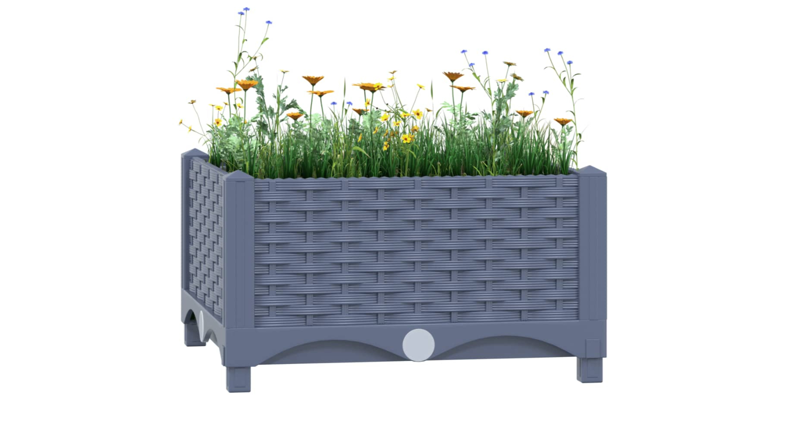 vidaXL Raised Bed Polypropylene - 40 x 40 x 23cm