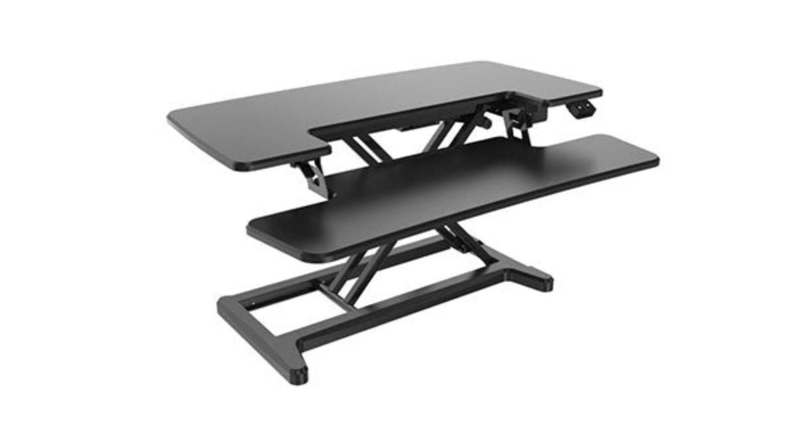 SW Express Flux 95 x 41.5cm Electric Desk Riser - Black