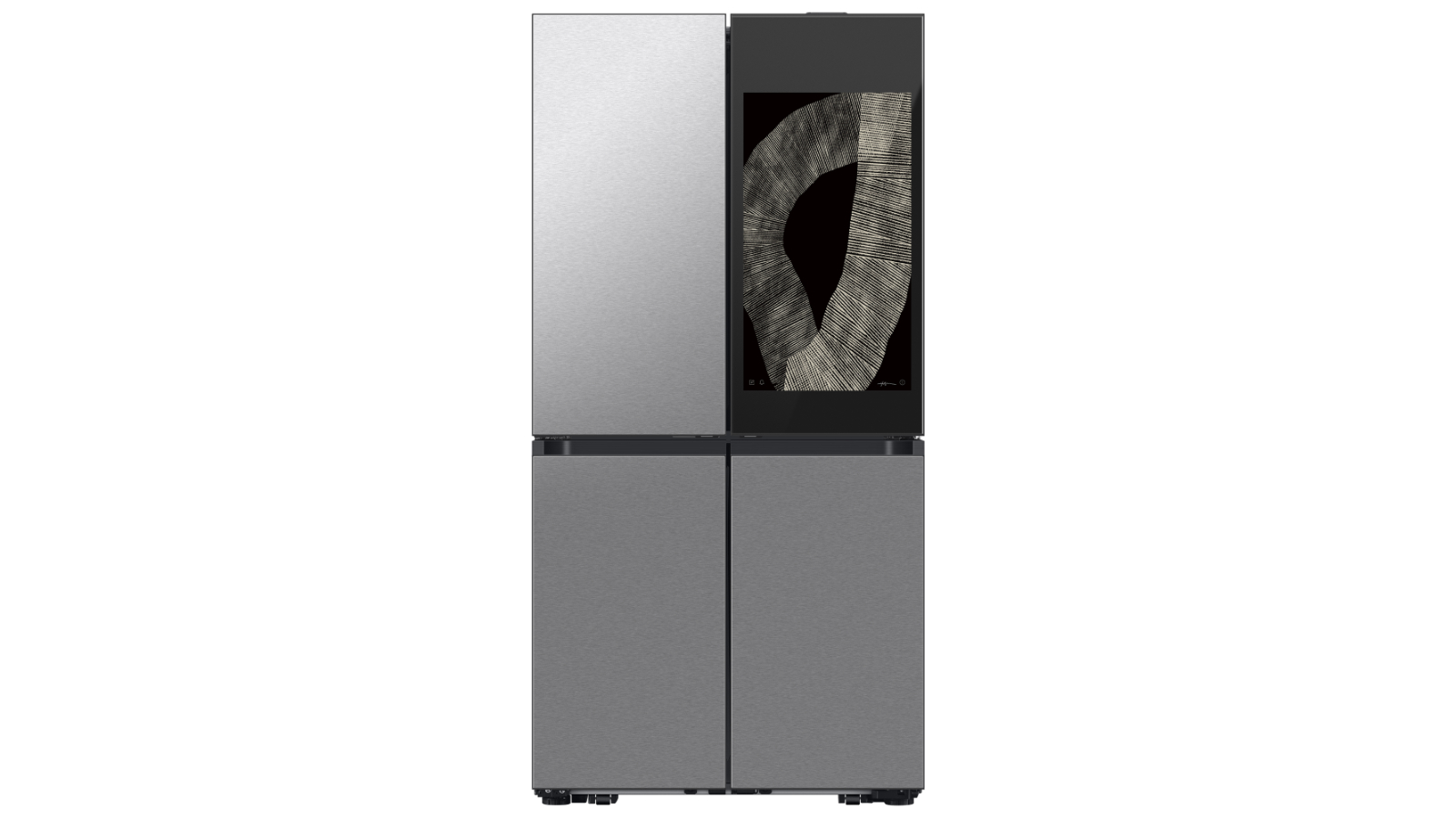 Samsung 809L BESPOKE AI Family Hub + French Door Refrigerator - Stainless Steel