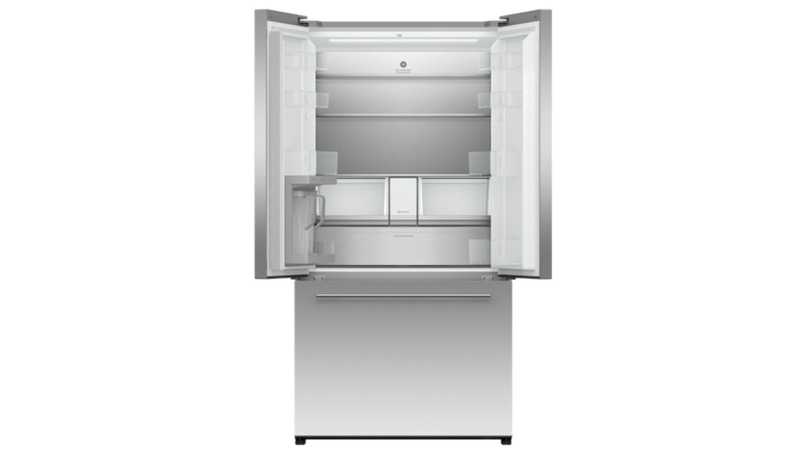 Fisher & Paykel 602L Series 7 Plumbed Autofill Pitcher French Door Fridge - Stainless Steel