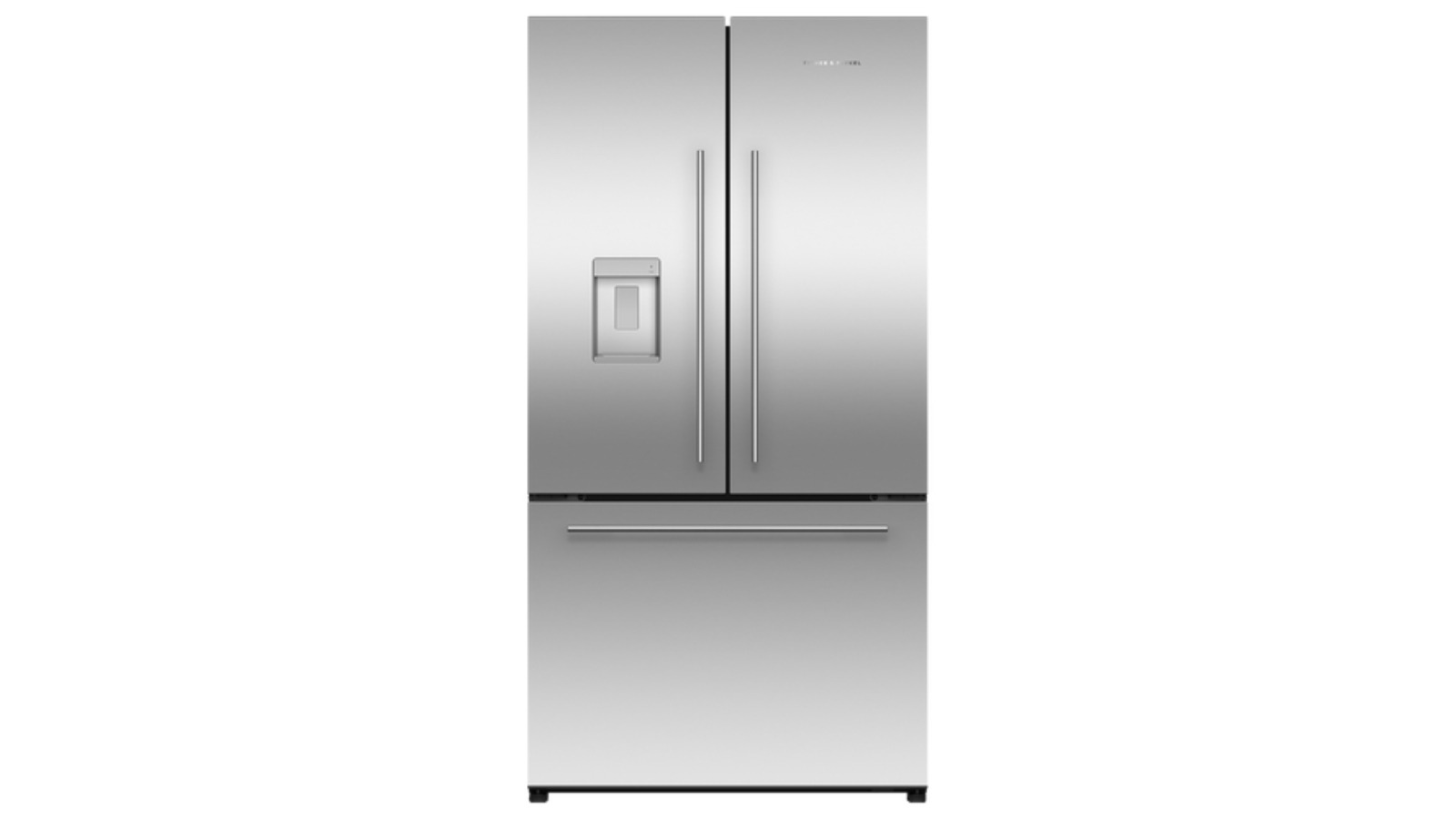 Fisher & Paykel 612L Series 7 Plumbed Water Dispenser French Door Fridge - Stainless Steel