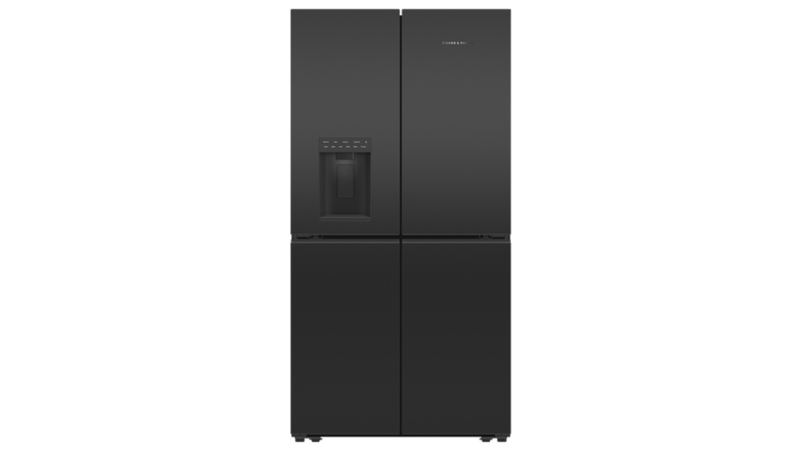 Fisher & Paykel 606L Series 7 ActiveSmart Water and Ice Dispenser French Door Fridge - Black