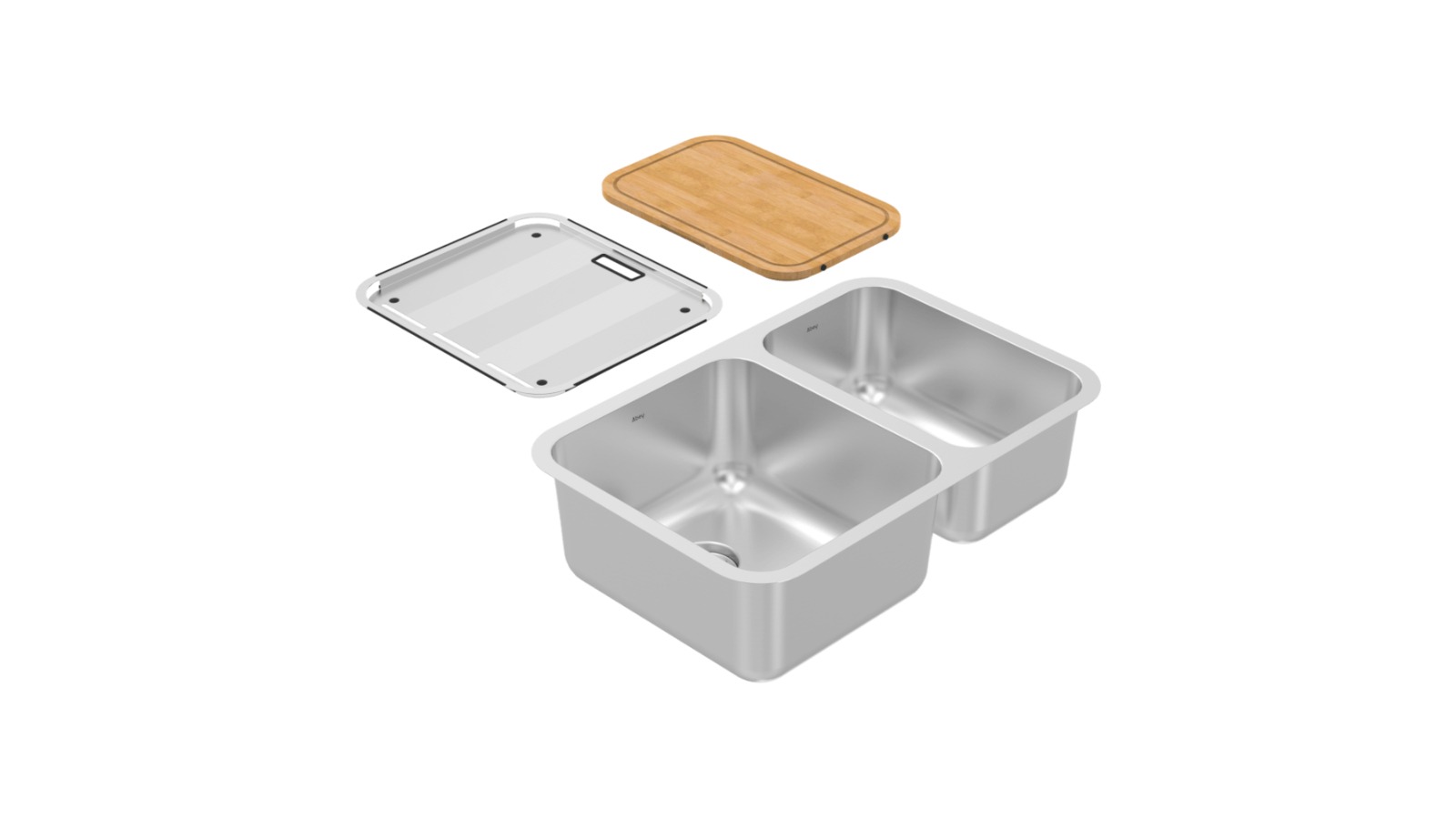 Abey Daintree 1 and 3/4 Bowl Sink - Stainless Steel