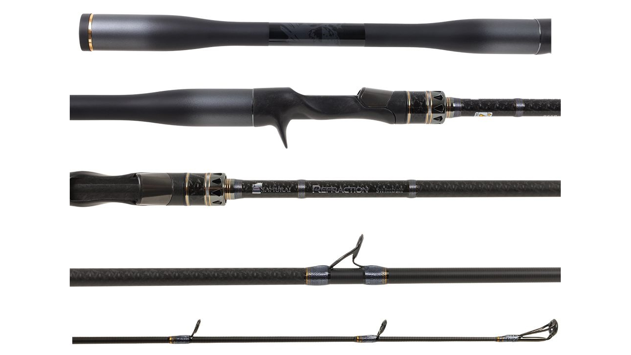 Samurai Refraction 7 ft 6 in 1-Piece Carbon Swim Bait Rod - 10 - 25lb, 10 - 100g