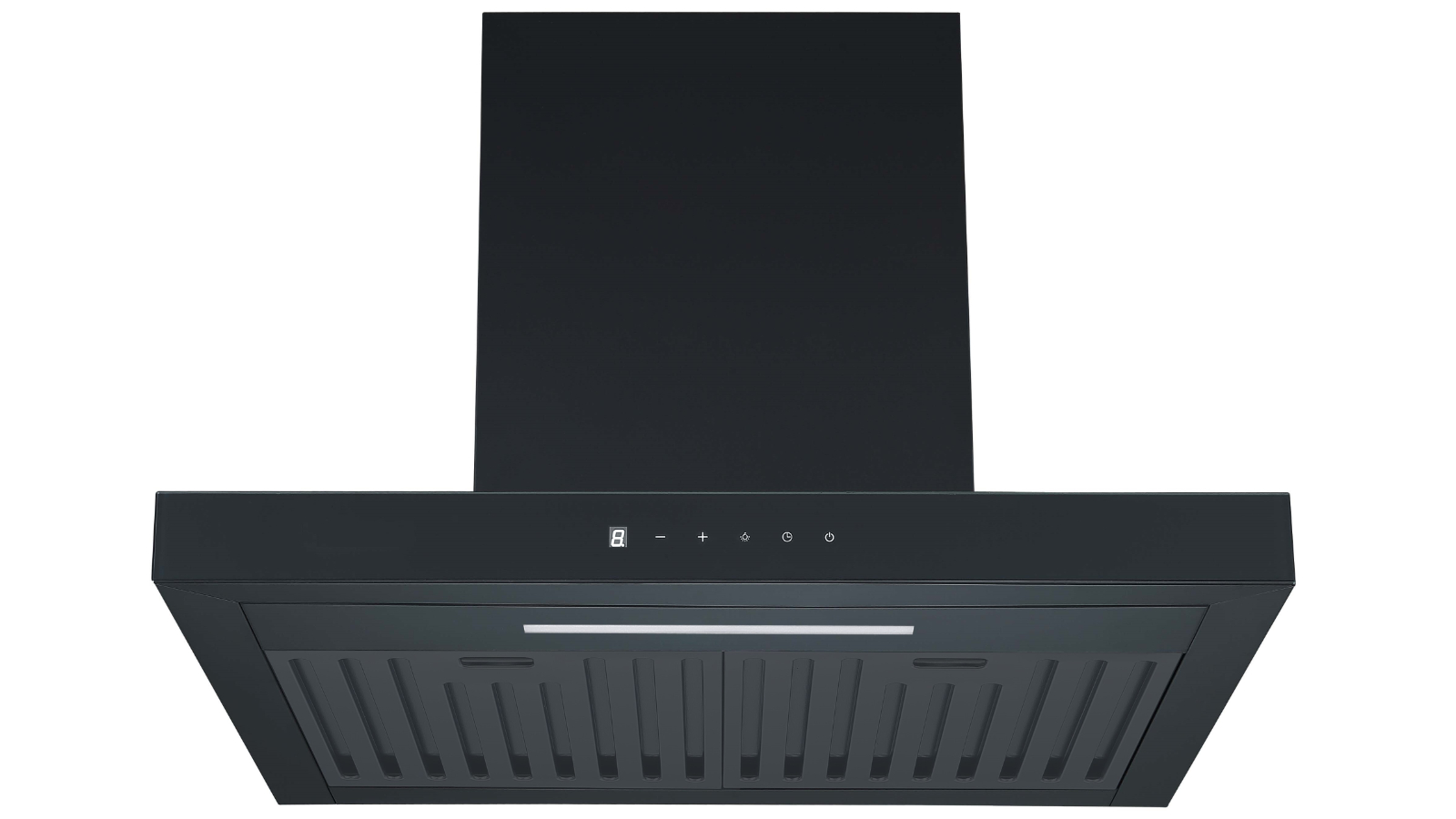 Euromaid 60cm Deluxe Flat Canopy Rangehood - Matte Black